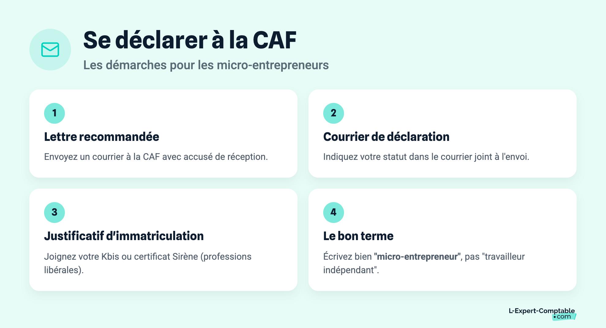 Se déclarer à la CAF